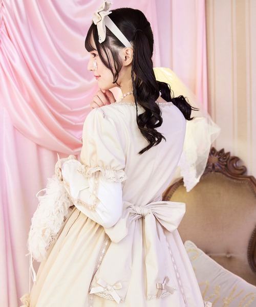 BODYLINE ワンピース 3wayケープつきリボンのロイヤルドールドレス 5点