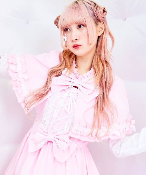 BODYLINE ワンピース 3wayケープつきリボンのロイヤルドールドレス 5点