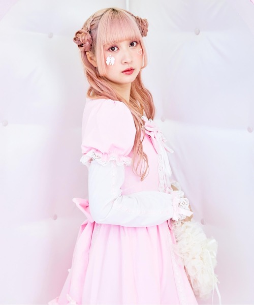 BODYLINE ワンピース 3wayケープつきリボンのロイヤルドールドレス 5点