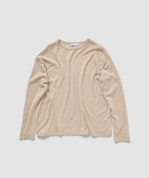 セーター ニット ESTNATION / ウルトラファインウール ロングスリーブニットTシャツ メンズ_12