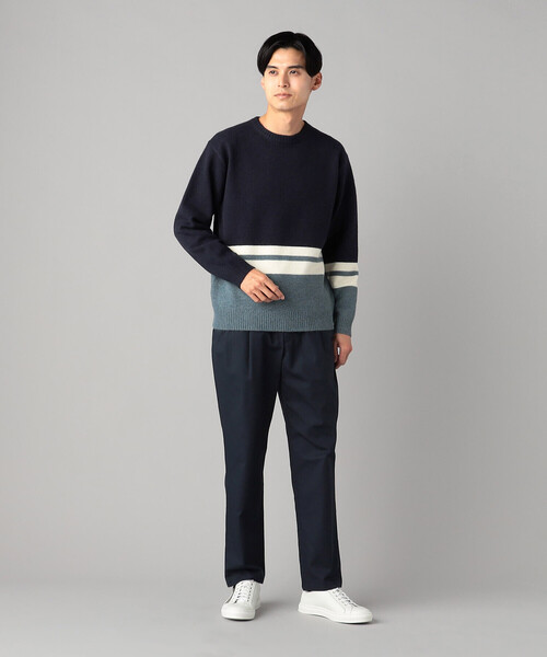 「COMME CA MEN」 スラックス M ネイビー メンズ_画像7