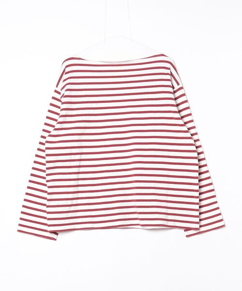 「GOOD GRIEF」 ボーダー柄長袖カットソー FREE レッド レディース_画像2