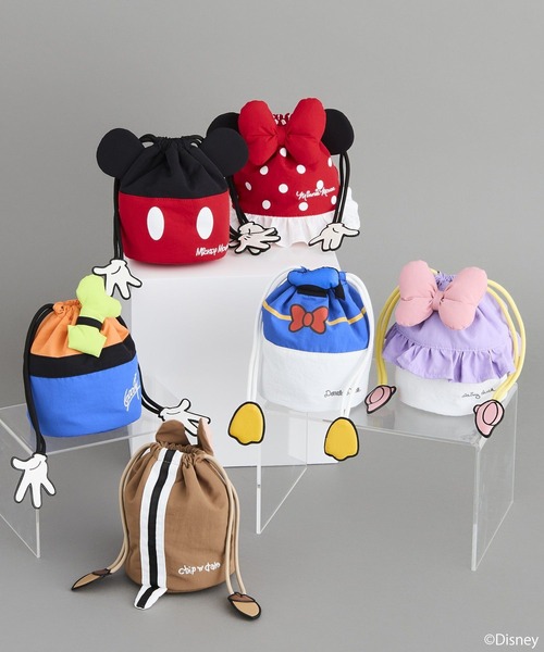 【限定多数】ディズニー 巾着袋 20枚セット ＋ ミニバッグ付き Disney（ディズニー） ハンドバッグ Disney/アソート巾着ポーチ