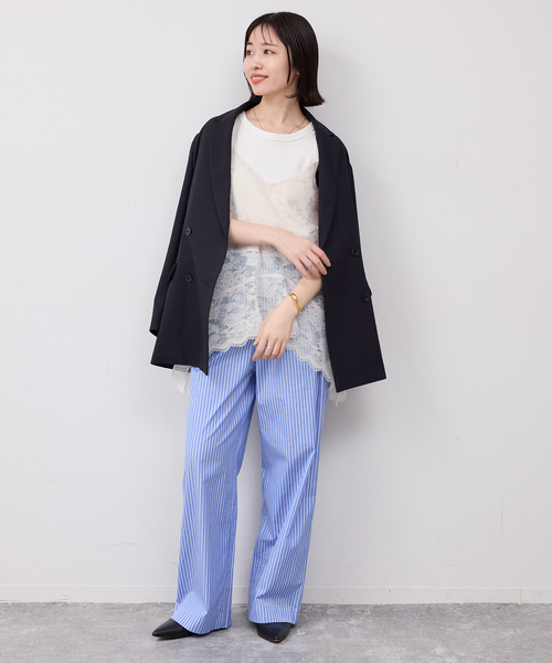 SLOBE IENA（スローブイエナ） キャミソール レースペプラム