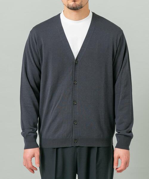 URBAN RESEARCH ROSSO MEN カーディガン 「WEB限定」シルク混