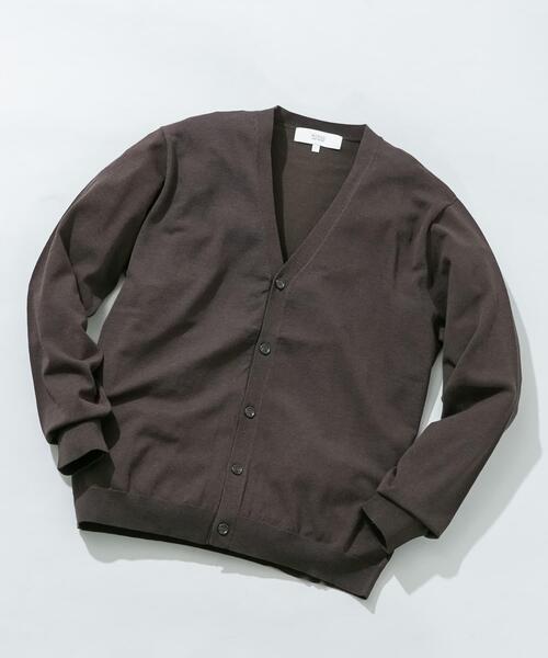 URBAN RESEARCH ROSSO MEN カーディガン 「WEB限定」シルク混