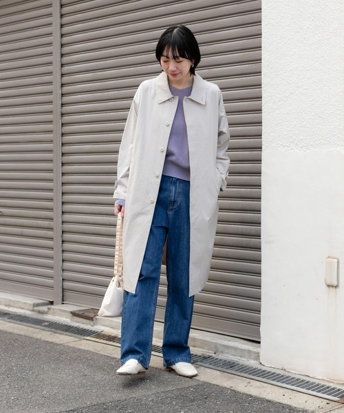 「URBAN RESEARCH DOORS」 ステンカラーコート MEDIUM ベージュ レディース_画像7