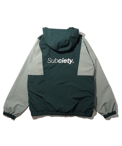 Subciety（サブサエティ） ナイロンブルゾン LARGE グリーン メンズ 