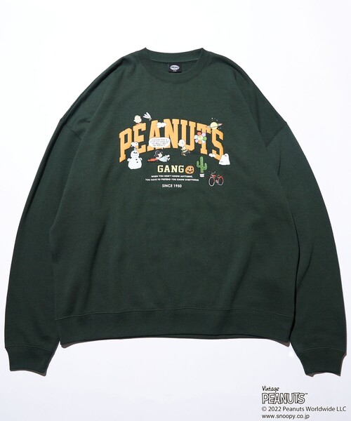 FREAK'S STORE スウェットVintage PEANUTS コラボ FREAK'S STORE（フリークスストア） スウェットカットソー「Vintage
