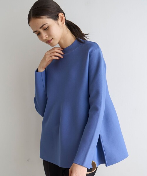 「UNFILO」 長袖ニット MEDIUM ブルー レディース_画像9