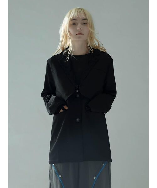 コート アウター MULTIWAY LACE JACKET SET レディースの画像