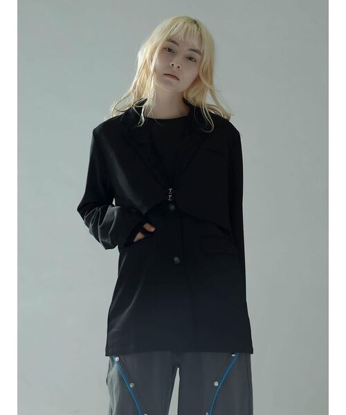 コート アウター MULTIWAY LACE JACKET SET レディースの画像