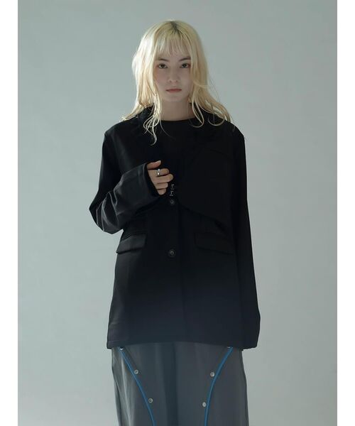 コート アウター MULTIWAY LACE JACKET SET レディースの画像