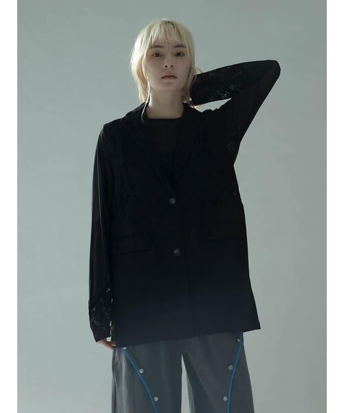 コート アウター MULTIWAY LACE JACKET SET レディースの画像