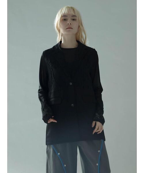コート アウター MULTIWAY LACE JACKET SET レディースの画像