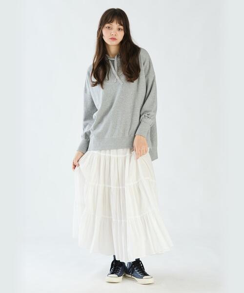 「To b. by agnes b.」 プルオーバーパーカー 40 グレー レディース