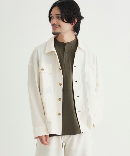 BACK NUMBER カバーオール 「BACK NUMBER」ダックライクシャツ