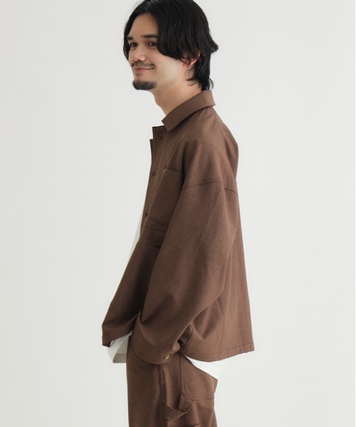 BACK NUMBER カバーオール 「BACK NUMBER」ダックライクシャツ