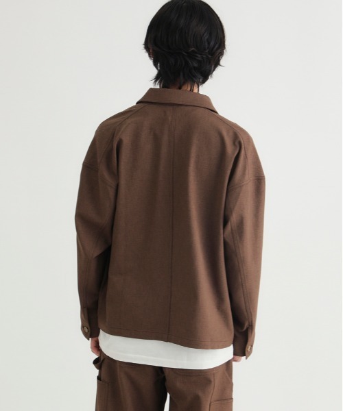 BACK NUMBER カバーオール 「BACK NUMBER」ダックライクシャツ