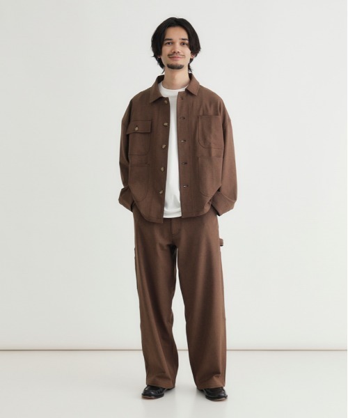 BACK NUMBER カバーオール 「BACK NUMBER」ダックライクシャツ
