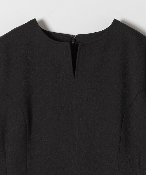 「SHIPS any」 長袖ワンピース ONE SIZE ブラック レディースの画像