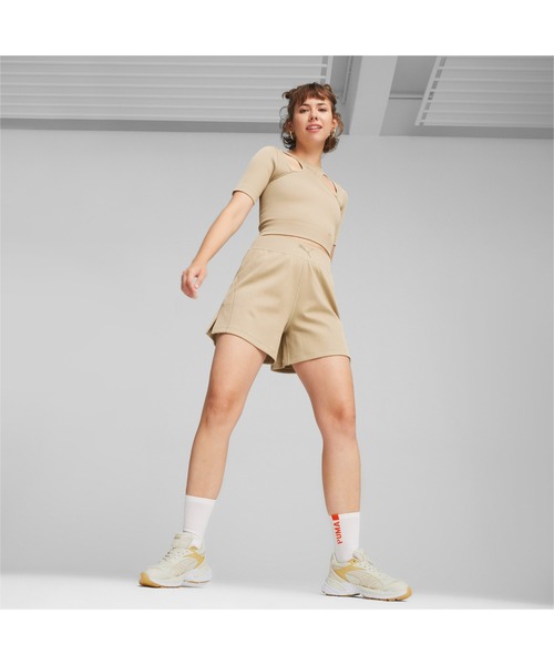 「PUMA」 ローカットスニーカー 23.0cm オフホワイト レディース_画像4