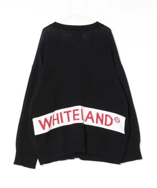 「WHITELAND」 カーディガン FREE ブラック レディース_画像2