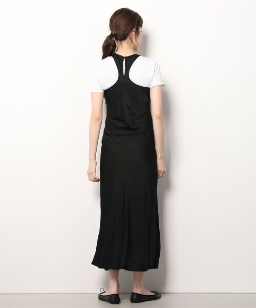 「ALLSAINTS」 ノースリーブワンピース 6 ブラック レディース_画像4