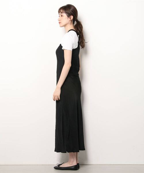 「ALLSAINTS」 ノースリーブワンピース 6 ブラック レディース_画像5