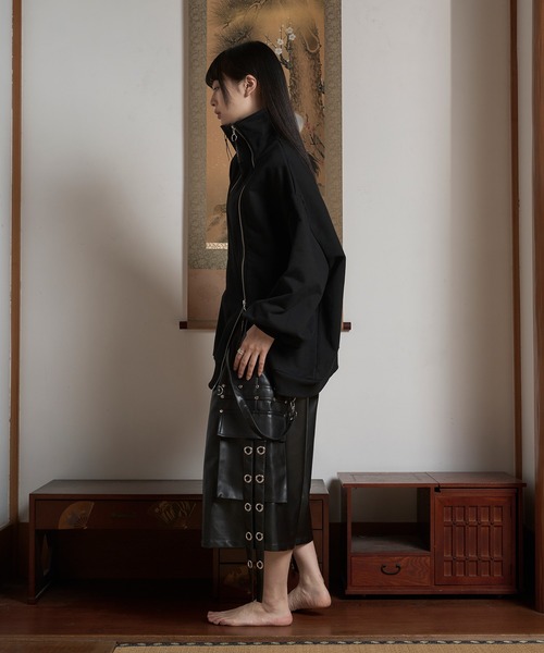 「狐独」 「ellno loset」ブルゾン MEDIUM ブラック メンズ_画像7