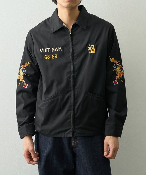 コート ジャケット 「TAILOR TOYO/東洋テーラー」COTTON VIET-NAM JACKET DRAGON メンズの画像