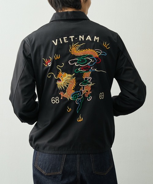 コート ジャケット 「TAILOR TOYO/東洋テーラー」COTTON VIET-NAM JACKET DRAGON メンズの画像