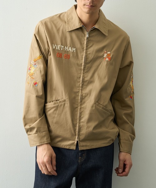 コート ジャケット 「TAILOR TOYO/東洋テーラー」COTTON VIET-NAM JACKET DRAGON メンズの画像