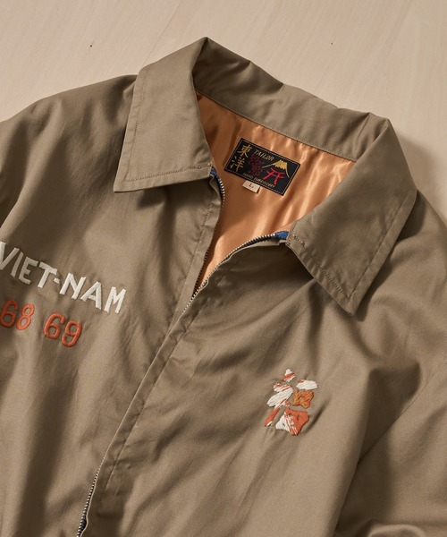 コート ジャケット 「TAILOR TOYO/東洋テーラー」COTTON VIET-NAM JACKET DRAGON メンズの画像