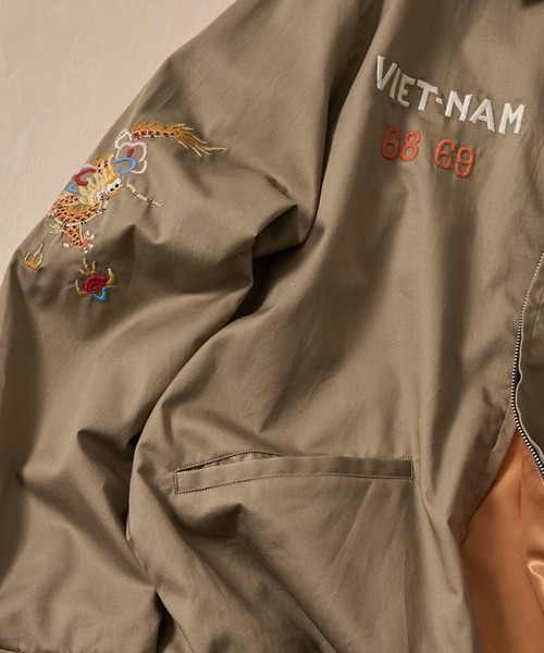 コート ジャケット 「TAILOR TOYO/東洋テーラー」COTTON VIET-NAM JACKET DRAGON メンズの画像