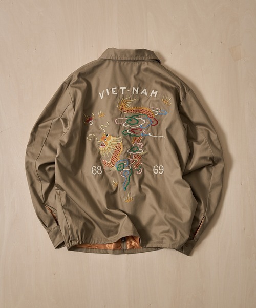 コート ジャケット 「TAILOR TOYO/東洋テーラー」COTTON VIET-NAM JACKET DRAGON メンズの画像