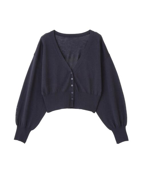 カーディガン 「ちょうど、いい服」さらりと、涼しげ麻混カーディガン レディースの画像