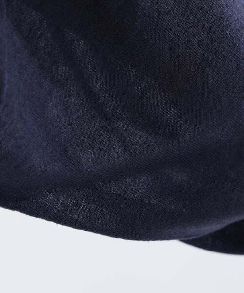 カーディガン 「ちょうど、いい服」さらりと、涼しげ麻混カーディガン レディースの画像
