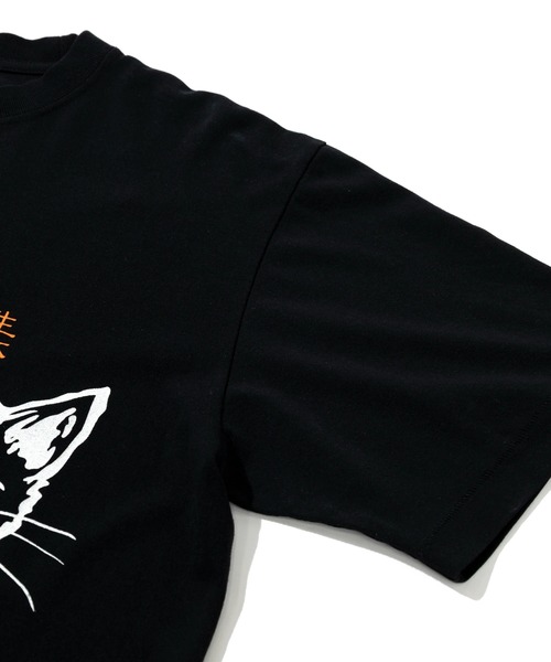 go slow caravan（ゴースローキャラバン） tシャツ RAY綿 猫と麦酒 TEE