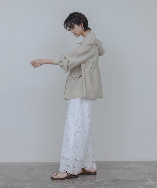 「Eimee Law」 テーラードジャケット FREE ベージュ レディース_画像4