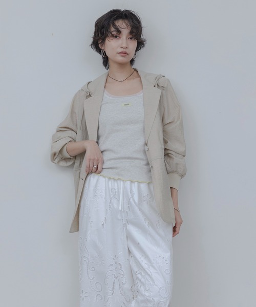 「Eimee Law」 テーラードジャケット FREE ベージュ レディース_画像8