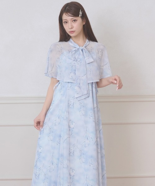 ワンピース 夏 2way cape & camisole dress set / 2WAYケープ&キャミワンピースセット