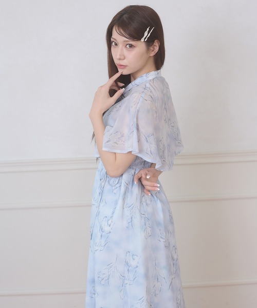 ワンピース 夏 2way cape & camisole dress set / 2WAYケープ&キャミワンピースセット