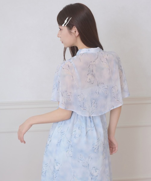 ワンピース 夏 2way cape & camisole dress set / 2WAYケープ&キャミワンピースセット