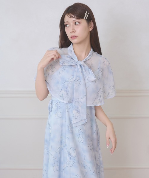 ワンピース 夏 2way cape & camisole dress set / 2WAYケープ&キャミワンピースセット