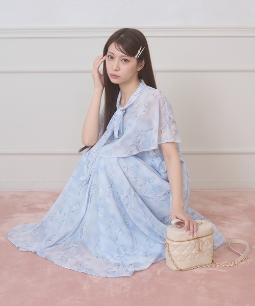 ワンピース 夏 2way cape & camisole dress set / 2WAYケープ&キャミワンピースセット