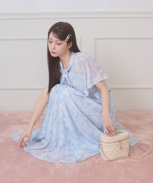 ワンピース 夏 2way cape & camisole dress set / 2WAYケープ&キャミワンピースセット