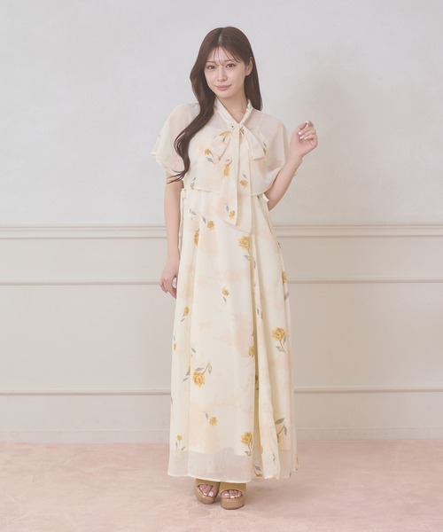 ワンピース 夏 2way cape & camisole dress set / 2WAYケープ&キャミワンピースセット