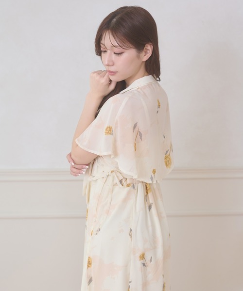 ワンピース 夏 2way cape & camisole dress set / 2WAYケープ&キャミワンピースセット