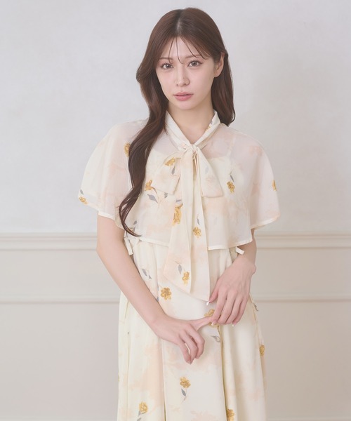 ワンピース 夏 2way cape & camisole dress set / 2WAYケープ&キャミワンピースセット